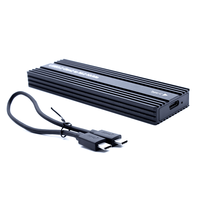 Seri Baru ShuoLe TP1102 USB 3.2 Gen 2 10Gbps M.2 SATA NVMe SSD Enclosure Aluminium dengan Garansi 12 Bulan