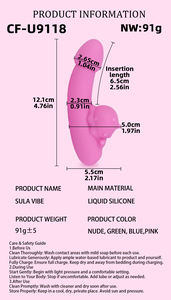 Huevo Vibrador Compacto, Vibrador Femenino Compacto y Portátil, Silicona de Grado Médico, Juguete para Adultos 18+, Múltiples Frecuencias de Vibración - Product Image 6