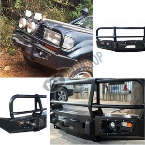 MAICTOP Accessoires de voiture Pare-chocs avant Pare-chocs avant standard en acier noir pour <span class=keywords><strong>Land</strong></span> <span class=keywords><strong>Cruiser</strong></span> 80 <span class=keywords><strong>J80</strong></span> LC80/ - Product Image 5