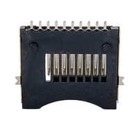 TF-Karten-Anschluss Micro-SD-Buchse Kleiner T-Flash-Halter 10-Pin Mini-Speicherkartensteckplatz Trans-Flash SMT SMD für PCB IOT POS-Terminal