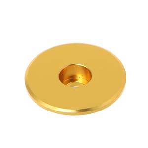 एल्यूमीनियम 1 1/8 " / 28.6mm माउंटेन रोड बाइक और M6x30 स्टार अखरोट स्टेम बोल्ट पेंच साइकिल आगे हेडसेट शीर्ष स्टेम टोपी - Product Image 3