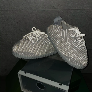 Nueva zapatilla de invierno, zapatillas de felpa, pan, cielo completo, estrella, pareja reflectante, zapatos gorditos, regalo, zapatillas de felpa - Product Image 5