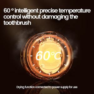 ODAY Portaspazzolino da Parete Deluxe per Singolo Utente con Sterilizzazione UV e Luce UV - Product Image 4