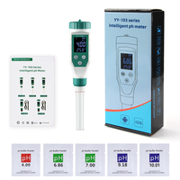 Verlichte, zeer nauwkeurige, slimme multifunctionele pH-meter voor bodem, dranken, fruit, deeg en vlees met ondoorzichtige sondekap