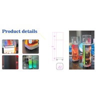 Écran LED personnalisé en forme de cube, colonne LED, vitrine pour bijoux, écran LED pour magasin de bijoux, écran LED intérieur