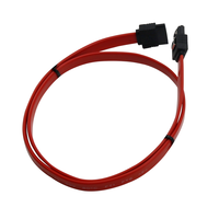Câble SATA 3.0 7 broches femelle-femelle 6 Gbit/s avec conception anti-chute et cordon en PVC pour ordinateur, SSD, disque dur HDD