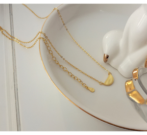 <span class=keywords><strong>Collana</strong></span> da Donna Minimalista con Ciondolo Mezza <span class=keywords><strong>Luna</strong></span> Placcato Oro in <span class=keywords><strong>Argento</strong></span> Sterling - Product Image 5