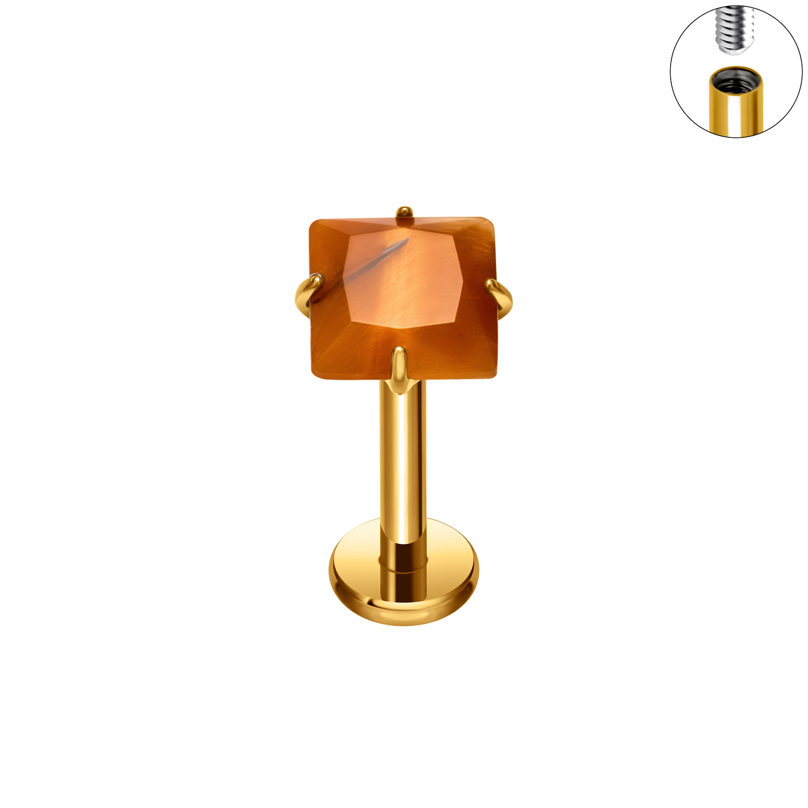 Oro PVD Cristallo Occhio di Tigre