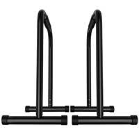 Barres parallèles en acier pour station de dips, idéales pour la musculation à domicile, support de pompes, équipement d'entraînement de force