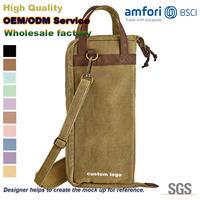 Sac de baguettes imperméable avec logo personnalisé Sac de rangement portable pour baguettes Sac de baguettes en toile professionnel