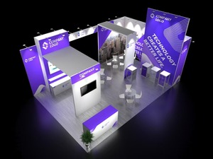 Tianlang stand 20x20 pies stand de feria modular stand de aluminio stand de construcción personalizada - Product Image 4