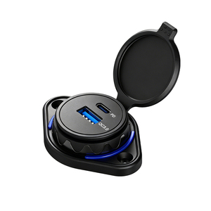 <span class=keywords><strong>Toma</strong></span> de Corriente <span class=keywords><strong>USB</strong></span> QC 3.0 PD de Montaje en Superficie Plana Carga Rápida para Autobús Barco Marino Caravana Autocaravana Vehículo Doble <span class=keywords><strong>USB</strong></span> A y Tipo C 12V - Product Image 1