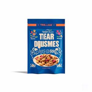 Custom Logo Printed Moisture for <b>Mylar</b> 3 Side Seal Zip Lock <b>Bags</b> for and Pet Food 3.5g-28g Capacity - Product Image 4