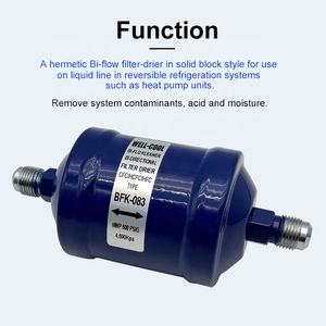 BFK Bi-Flow Liquid Line Filter Dryer pour systèmes HVAC Particules solides et élimination des acides - Product Image 3