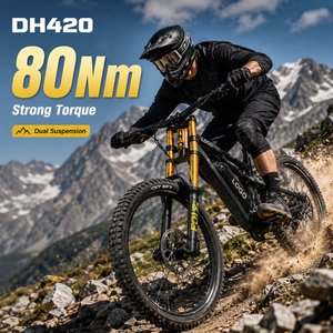 Bicicleta Eléctrica de Montaña DH420, Fabricación al por Mayor, 750W, 20AH, 50km/h, 80KM de Autonomía, E-MTB Todoterreno, Resistente - Product Image 1