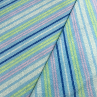 Peignoirs et sacs de bain en tissu éponge floral 100 % polyester, respirant et doux pour la peau, 180 g/m², résistant à l'abrasion et anti-boulochage