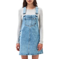 Chic denim dungaree dress In A Variety 