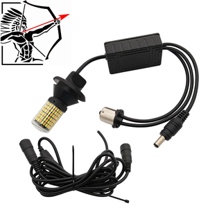 Đèn LED Báo Rẽ Xe Ô Tô As 12V Canbus 4014 60SMD 1156 BA15S Bau15S 3156 7440 đèn dự phòng dừng đèn đuôi màu trắng + màu hổ phách - Product Image 3