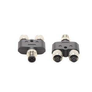 Connecteur étanche M12 Y Splitter 4 broches mâle femelle Aviation Socket pour champ d'alimentation Code filaire pour ligne de production - Product Image 6