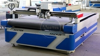 Machine de découpe numérique CNC à couteau oscillant pour tissu textile en cuir véritable PU coton coupé
