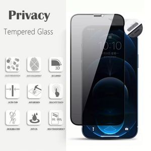 Full Cover Mobile Phone Film Private Tempered Glass for Phone 16 15 14 13 12 <b>11</b> Privacy <b>Screen</b> <b>Protector</b> With Package - Product Image 2