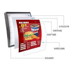 Caja de luz led <span class=keywords><strong>kfc</strong></span> para pedidos, marco de tablero de menú para restaurante, caja de luz de publicidad - Product Image 4