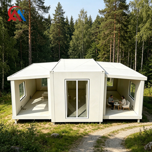 Foldable <strong>Container</strong> House Expandable 2/3/4/5/6bedroom 1/2bathroom Prefabricated House - Product Image 3