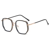 QUEJOEY, nuevas gafas ópticas de gran tamaño de estilo coreano para mujer, gafas con bloqueo de luz azul, gafas graduadas ultraligeras