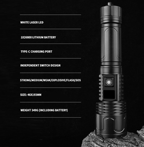 <span class=keywords><strong>2025</strong></span> Chất lượng cao lumen cao 5 chế độ <span class=keywords><strong>LED</strong></span> <span class=keywords><strong>Torch</strong></span> ánh sáng có thể sạc lại không thấm nước cắm trại ngoài trời dẫn đèn pin - Product Image 6