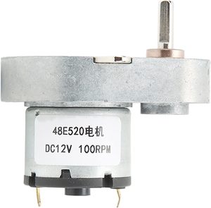 고품질 12V <span class=keywords><strong>DC</strong></span> 기어드 모터 48E520, 69RPM 속도 감소 기능 탑재, 팬, 전기 자전거 및 천체 망원경용 - Product Image 1