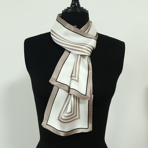 Pañuelo para la Cabeza de Seda 100% de <span class=keywords><strong>Gusano</strong></span> de Seda, Estilo <span class=keywords><strong>Coreano</strong></span> Decorativo, para Primavera y Otoño - Product Image 2