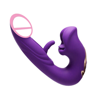 Gelances Vibrateur Point G 3-en-1 pour Femme, Vibration, Battement, Mordillement des Lèvres, Orgasme, Succion Clitoridienne, Léchage Buccal, Jouet de Plaisir Intense - Product Image 6