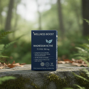 Complément alimentaire en comprimés de magnésium haute concentration 350 mg de Yuyu Healthcare, formule pharmaceutique, promotion et développement pour adultes - Product Image 1