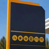 Panneaux d'affichage des prix du carburant à LED double face avec tableau de prix éclairé par LED, panneau d'affichage des prix du gazole REGULAR PREMIUM DIESEL à LED