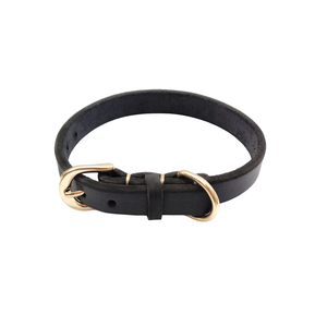 Meistverkauftes Verstellbares Kleines Echtes Leder-Haustierhalsband Weiches Einfarbiges Muster mit Dekorativen Bändern Individuell Anpassbar für Hunde und Katzen - Product Image 6