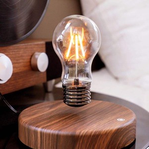 360 डिग्री स्वचालित घूर्णन आधुनिक ग्लास बल्ब डेस्क/टेबल लैंप चुंबकीय फ्लोटिंग लाइट लाइट टच कंट्रोल नाइट लाइट टच कंट्रोल नाइट लाइट - Product Image 1