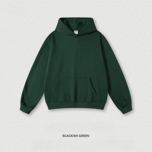 Small <b>Bulk</b> Customization 500gsm Heavyweight Oversized Pullover French <b>Terry</b> Streetwear Men's Hoodies - Product Image 5