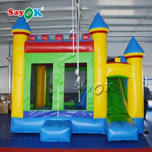Château <span class=keywords><strong>gonflable</strong></span> combiné pour enfants, commercial, <span class=keywords><strong>pas</strong></span> <span class=keywords><strong>cher</strong></span>, fabriqué en Chine, pour bébés, avec trampoline - Product Image 3