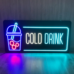 Enseigne néon LED personnalisée imprimée en 3D UV, en acier inoxydable, étanche IP65, multicolore, lettres lumineuses pour publicité extérieure - Product Image 4