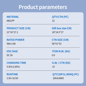 Vente en gros d'un nouveau design mini ventilateurs <span class=keywords><strong>de</strong></span> <span class=keywords><strong>table</strong></span> rechargeables portables réglables électriques <span class=keywords><strong>à</strong></span> batterie rotative avec veilleuse - Product Image 2