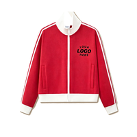 Veste zippée d'extérieur pour femme 420G, coupe-vent, personnalisable, sport et décontracté, en lin/coton, couleur unie