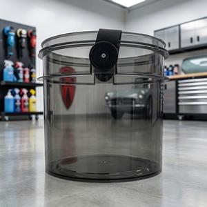 Seau de lavage de voiture transparent de 15 L avec couvercle <span class=keywords><strong>et</strong></span> poignée pour le detailing automobile - Product Image 6