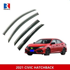 Pare-brise pour Honda Civic Hatchback 2021, déflecteurs de vitres, pare-soleil de voiture, protection contre la pluie, déflecteur de pare-soleil - Product Image 2