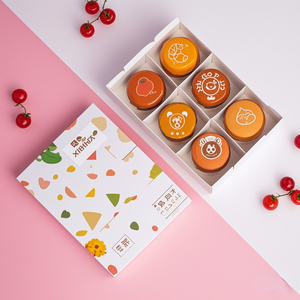 Boîte à pâtisserie pliable en carton en gros avec 6 compartiments pour cupcakes, biscuits, desserts, sushis et autres produits de boulangerie - Product Image 6