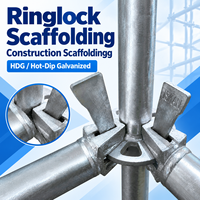 Échafaudage Ring Lock HDG, barre horizontale 48,3x2,75mm 900mm pour construction