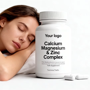 OEM Calcium Magnesium en Zink Complex Pillen Supplement Magnesium Glycinaat Capsules met Zink - Product Image 1