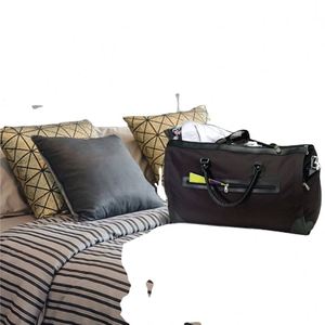 Bolsa de lona plegable 2 en 1 para ropa, tipo Duffel, multifuncional, para viaje, de fábrica BSCI - Product Image 4