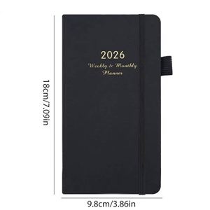 Office Business Meeting Notebooks <b>A5</b> PU Leather Custom Logo Student Account Books - Product Image 2