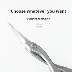 Tijeras de Uñas Profesionales de Alta Calidad Estilo Alemán, Herramienta de Belleza para Cortar Cutículas, Removedor de Piel Muerta para Manicura, Acero Inoxidable - Product Image 2