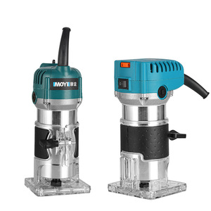 Routeur de découpe électrique professionnel 33000 tr/min 6 vitesses réglables avec 15 lames pour le travail du bois et le bricolage - Product Image 2